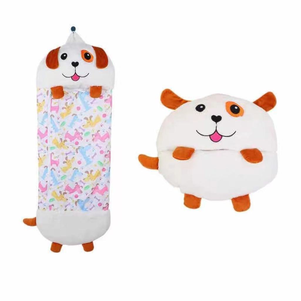 New Cross-Border Happy Nappers Children Bolster Pillow Folding Anti-Kicking Blanket Autumn and Winter Cartoon Sleeping Bag