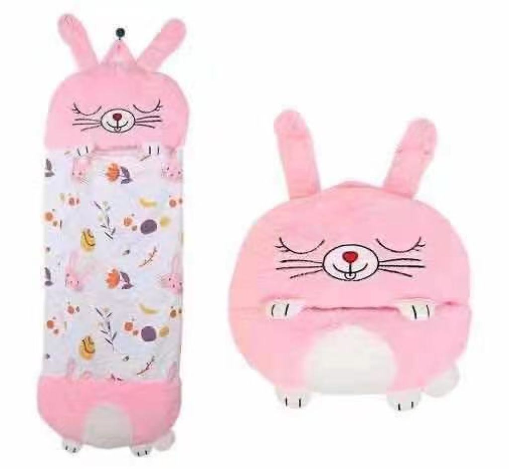 New Cross-Border Happy Nappers Children Bolster Pillow Folding Anti-Kicking Blanket Autumn and Winter Cartoon Sleeping Bag