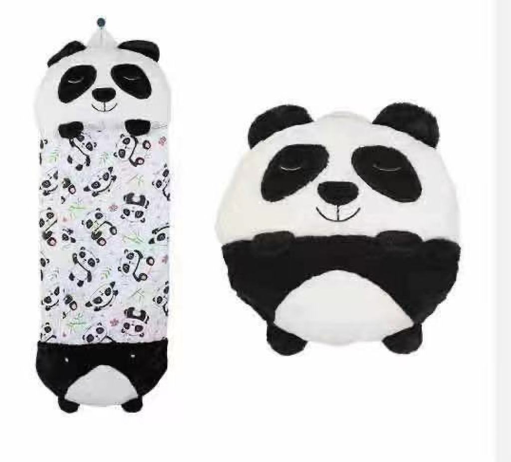 New Cross-Border Happy Nappers Children Bolster Pillow Folding Anti-Kicking Blanket Autumn and Winter Cartoon Sleeping Bag