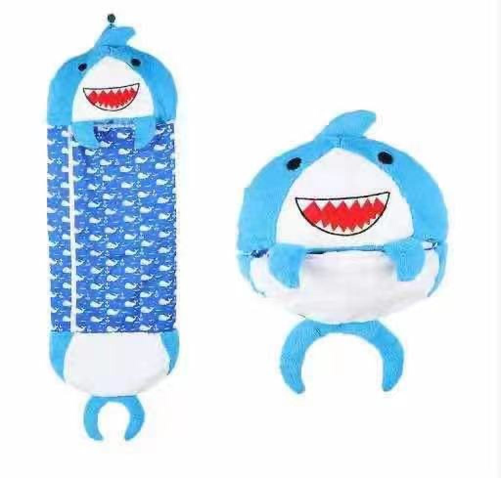 New Cross-Border Happy Nappers Children Bolster Pillow Folding Anti-Kicking Blanket Autumn and Winter Cartoon Sleeping Bag