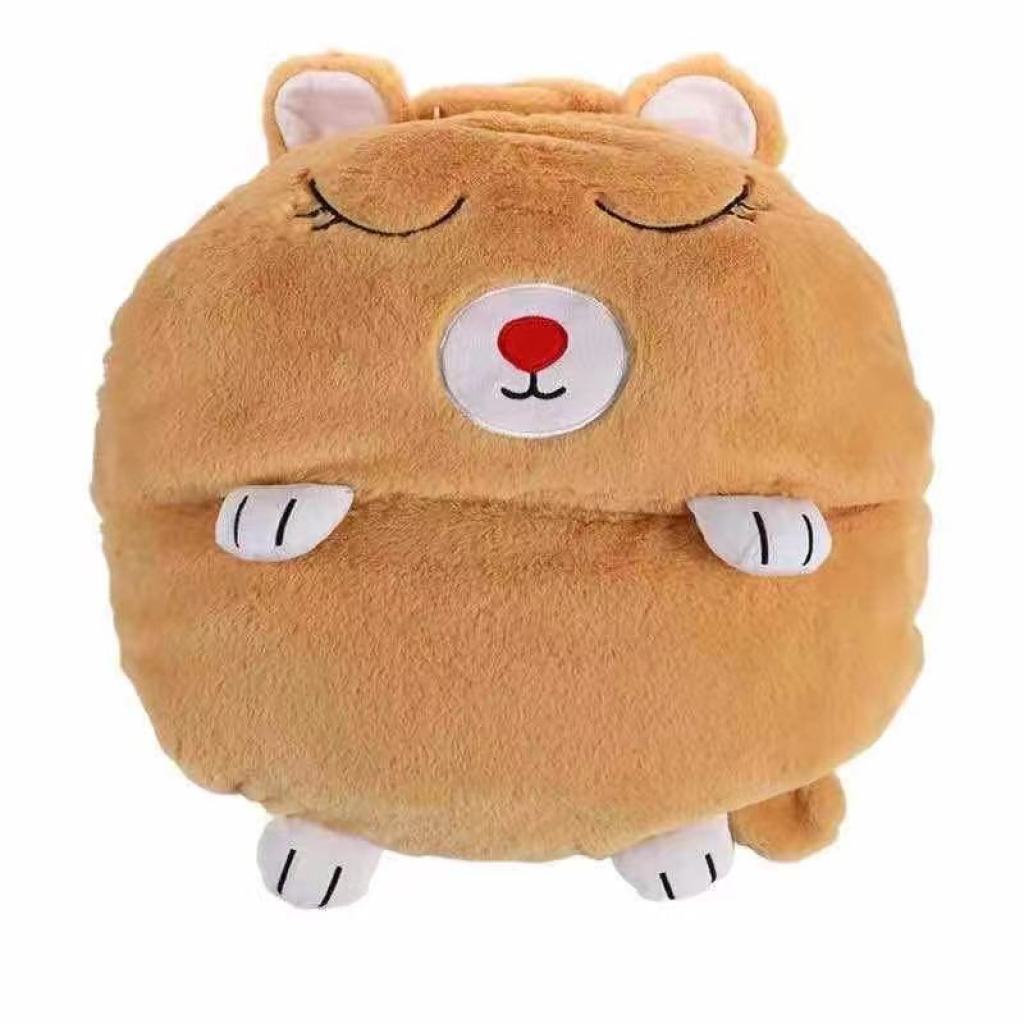 New Cross-Border Happy Nappers Children Bolster Pillow Folding Anti-Kicking Blanket Autumn and Winter Cartoon Sleeping Bag
