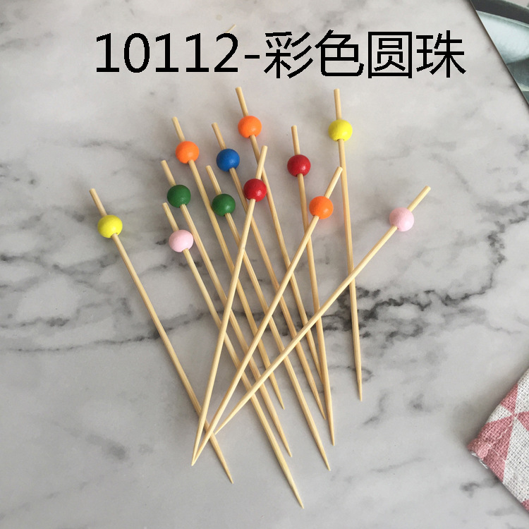 Disposable Bamboo Fruit Toothpick Fruit Fork Cocktail Sticks Cute Bamboo Creative Flower Toothpick Beads String Whole Disposable Bamboo Fruit Toothpick Fruit Fork Cocktail Sticks Cute Bamboo Creative Flower Toothpick Beads String Whole