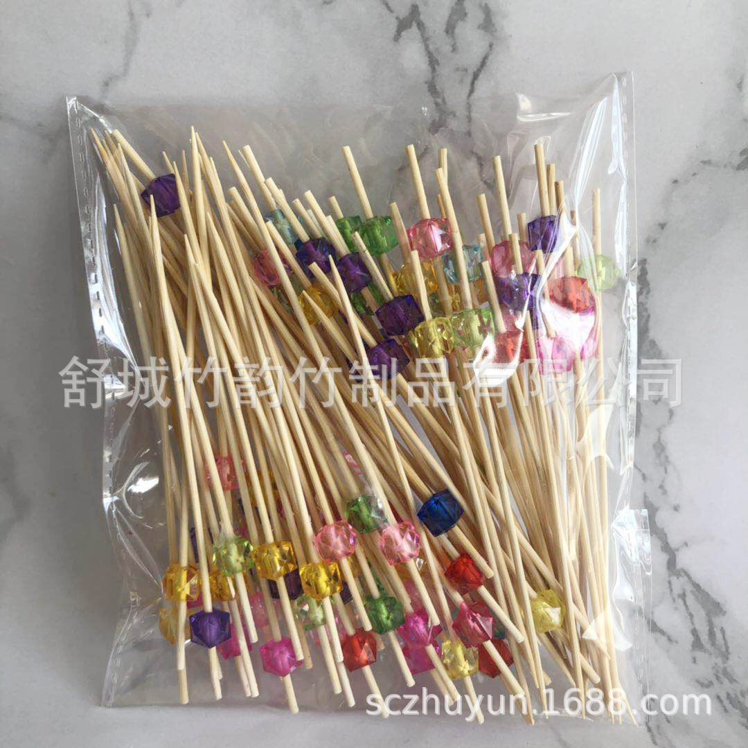 Disposable Bamboo Fruit Toothpick Fruit Fork Cocktail Sticks Cute Bamboo Creative Flower Toothpick Beads String Whole Disposable Bamboo Fruit Toothpick Fruit Fork Cocktail Sticks Cute Bamboo Creative Flower Toothpick Beads String Whole