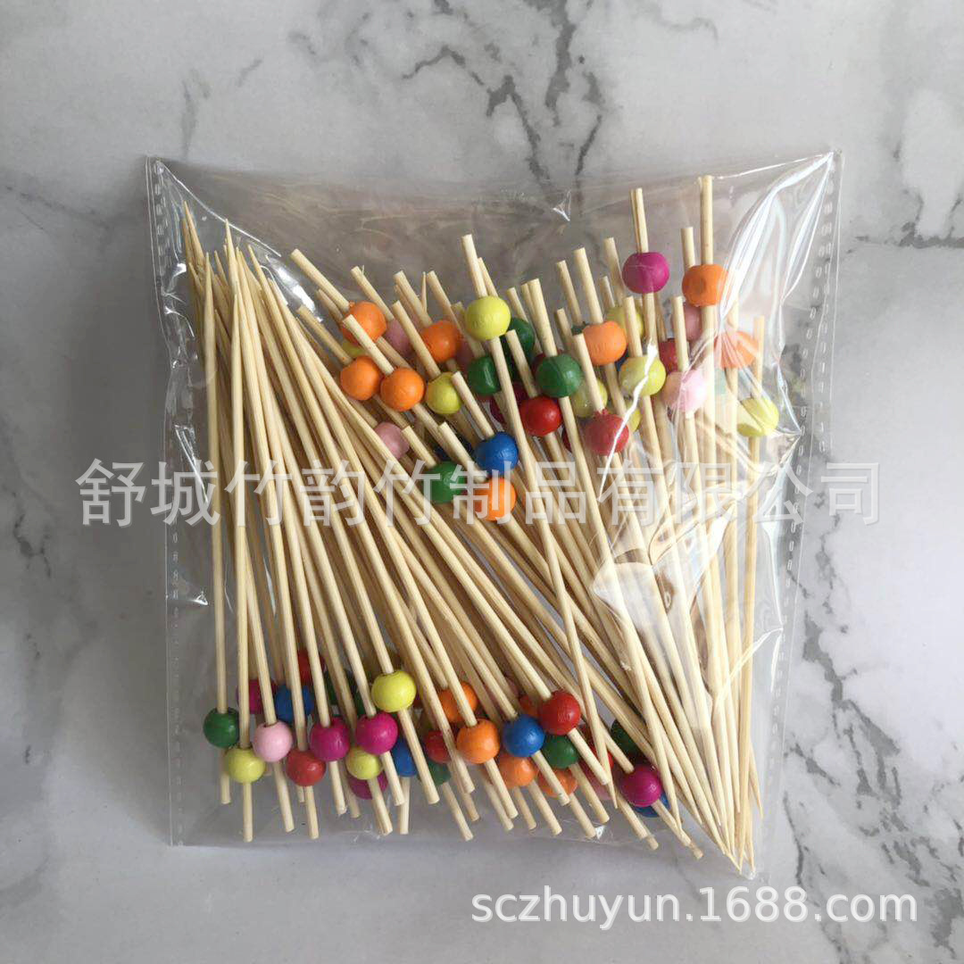 Disposable Bamboo Fruit Toothpick Fruit Fork Cocktail Sticks Cute Bamboo Creative Flower Toothpick Beads String Whole Disposable Bamboo Fruit Toothpick Fruit Fork Cocktail Sticks Cute Bamboo Creative Flower Toothpick Beads String Whole