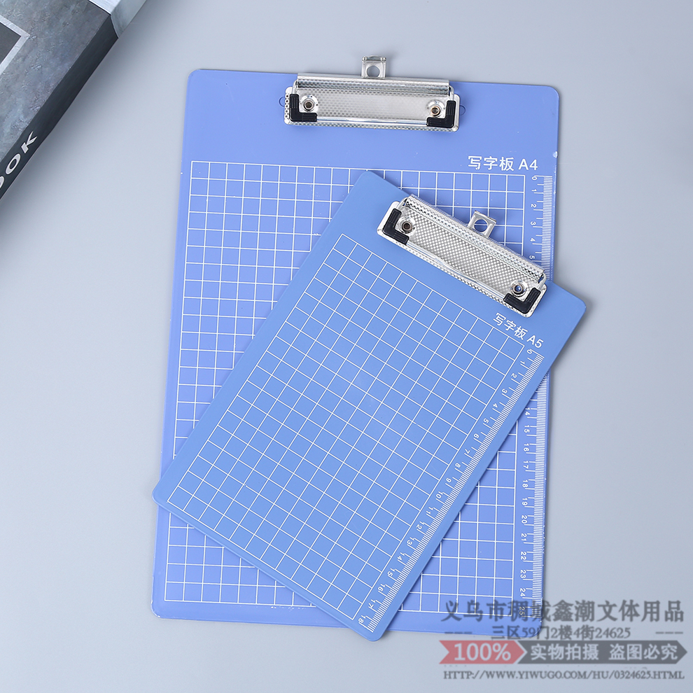 A4A5 Plastic Board Folder Folder Report Cover Ticket Clips Check Holder Plates Storage Clip Menu Clip Pad