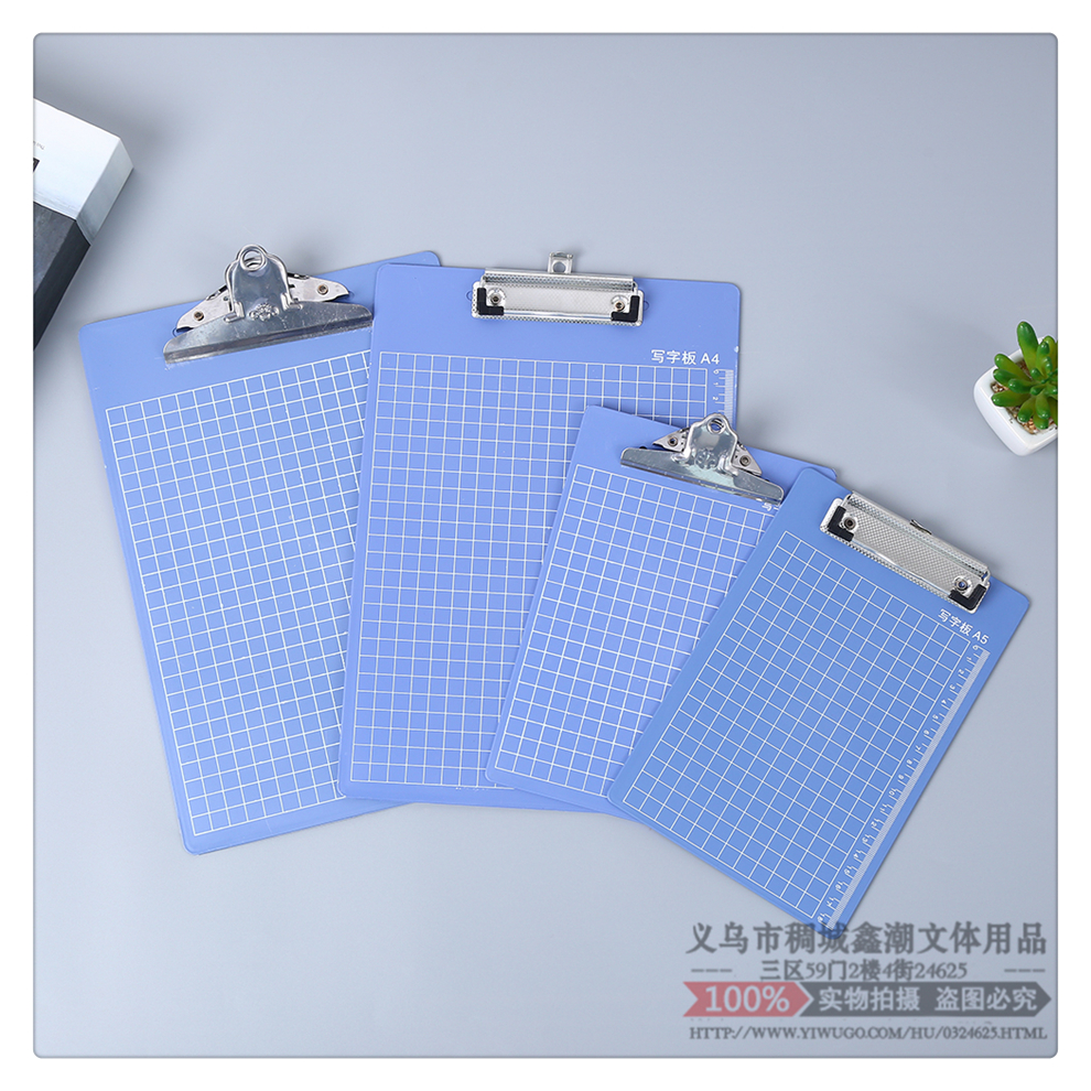 A4A5 Plastic Board Folder Folder Report Cover Ticket Clips Check Holder Plates Storage Clip Menu Clip Pad
