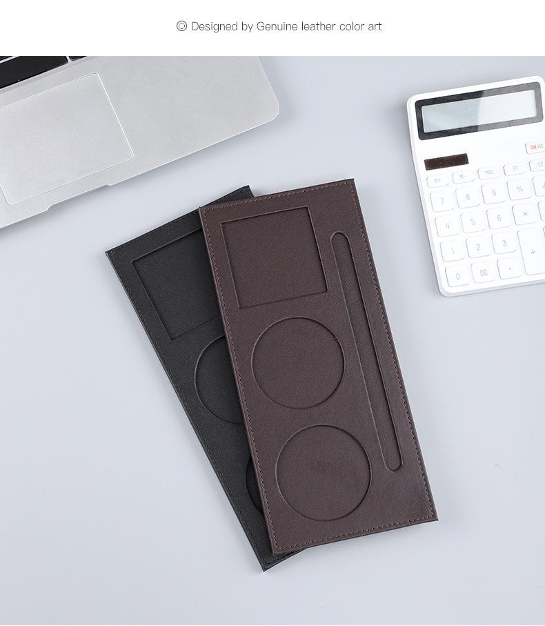 New A4 Conference Mat Office Contract Writing Board Magnetic Menu Holder Writing Desktop Pu File Pad Printable