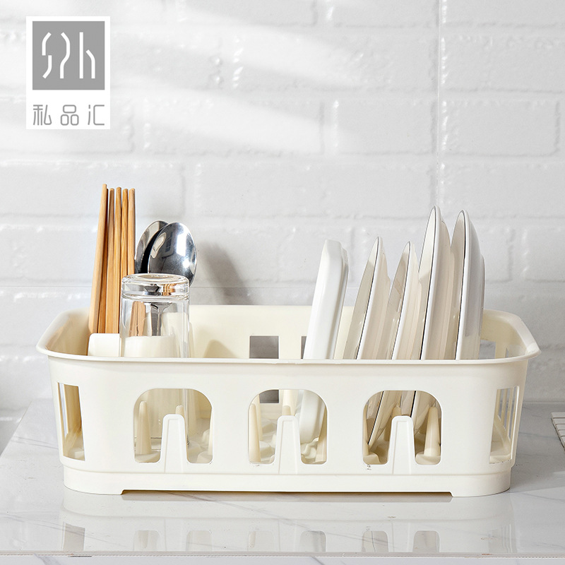 Yimei Plastic Bowl Drain Stand Creative Multi-Functional Kitchen Tableware Rack Plate Rack Dish Draining Rack
