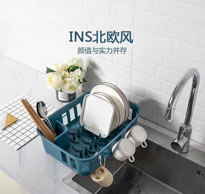 Yimei Plastic Bowl Drain Stand Creative Multi-Functional Kitchen Tableware Rack Plate Rack Dish Draining Rack Yimei Plastic Bowl Drain Stand Creative Multi-Functional Kitchen Tableware Rack Plate Rack Dish Draining Rack