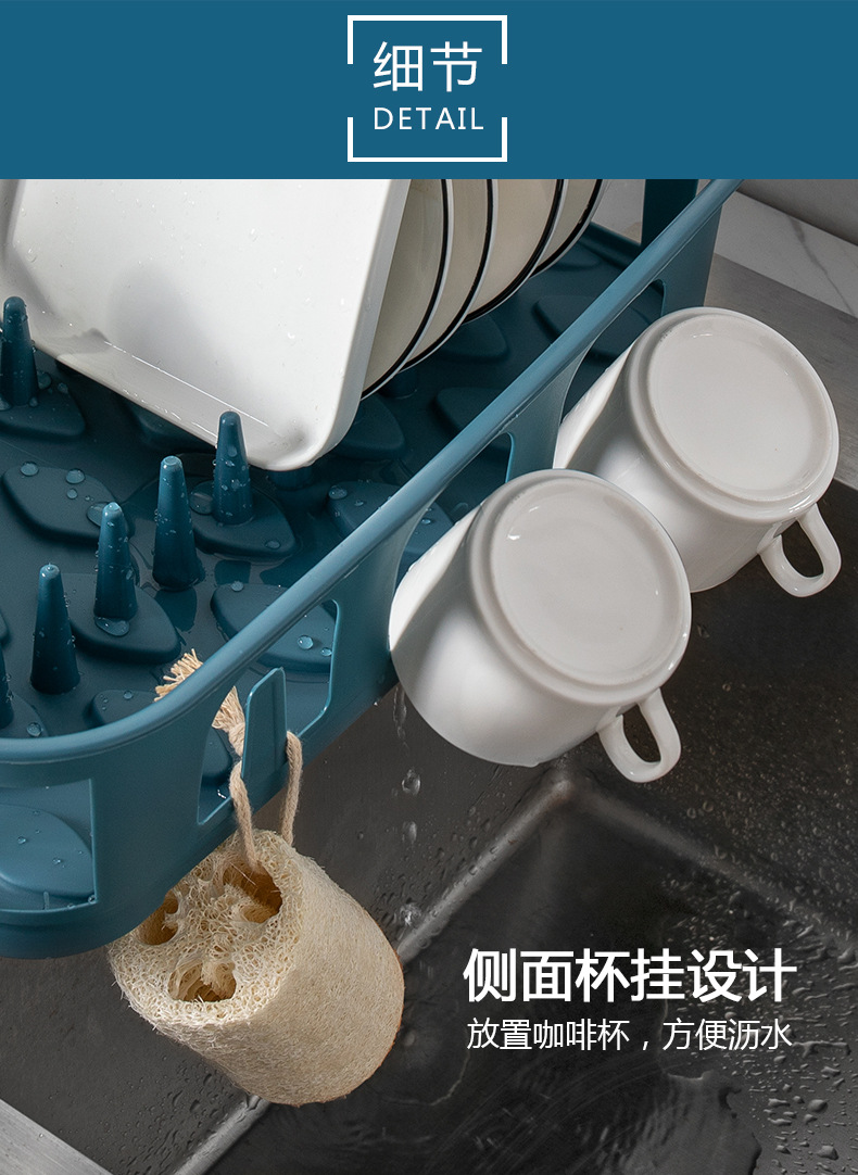 Yimei Plastic Bowl Drain Stand Creative Multi-Functional Kitchen Tableware Rack Plate Rack Dish Draining Rack Yimei Plastic Bowl Drain Stand Creative Multi-Functional Kitchen Tableware Rack Plate Rack Dish Draining Rack