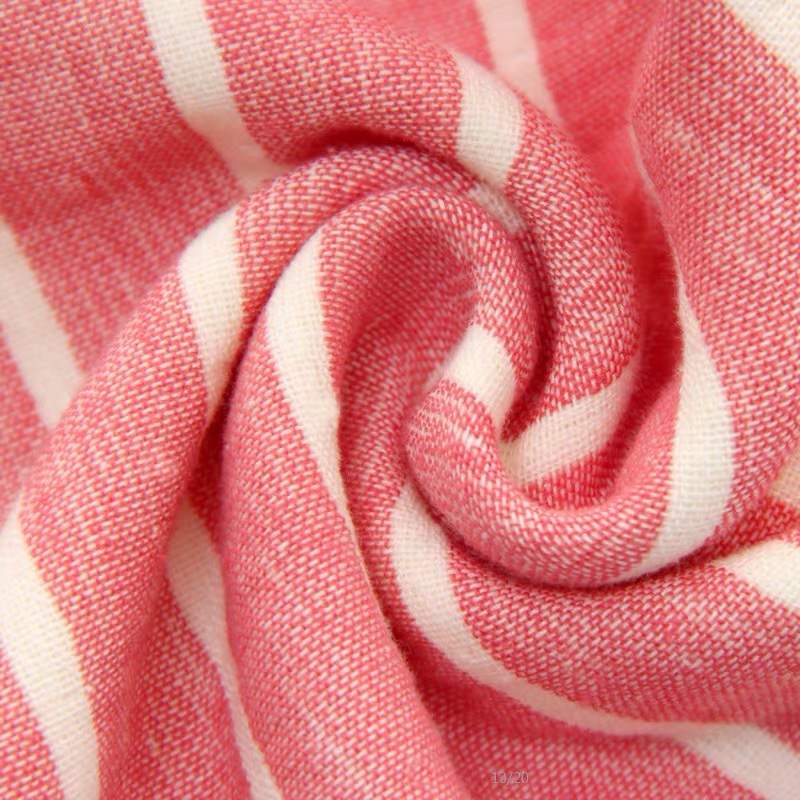[Factory Direct Sales] Japanese Style Stripe Bath Towel Super Soft Absorbent Breathable Unisex Face-Wiping Pure Cotton High-End