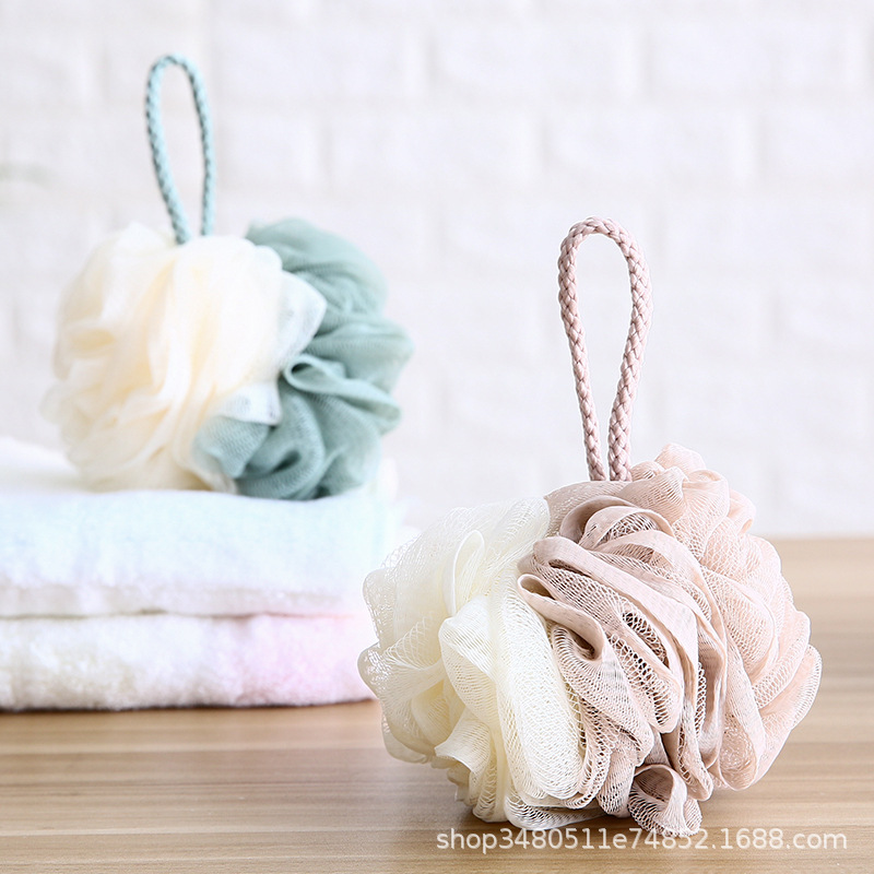 Big bath bath ball bath ball bath flower lovely scrub bath rub back bubble bath products bath flower bath towel