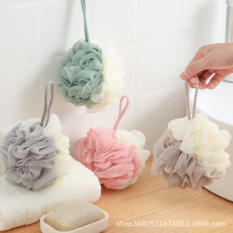 Big bath bath ball bath ball bath flower lovely scrub bath rub back bubble bath products bath flower bath towel