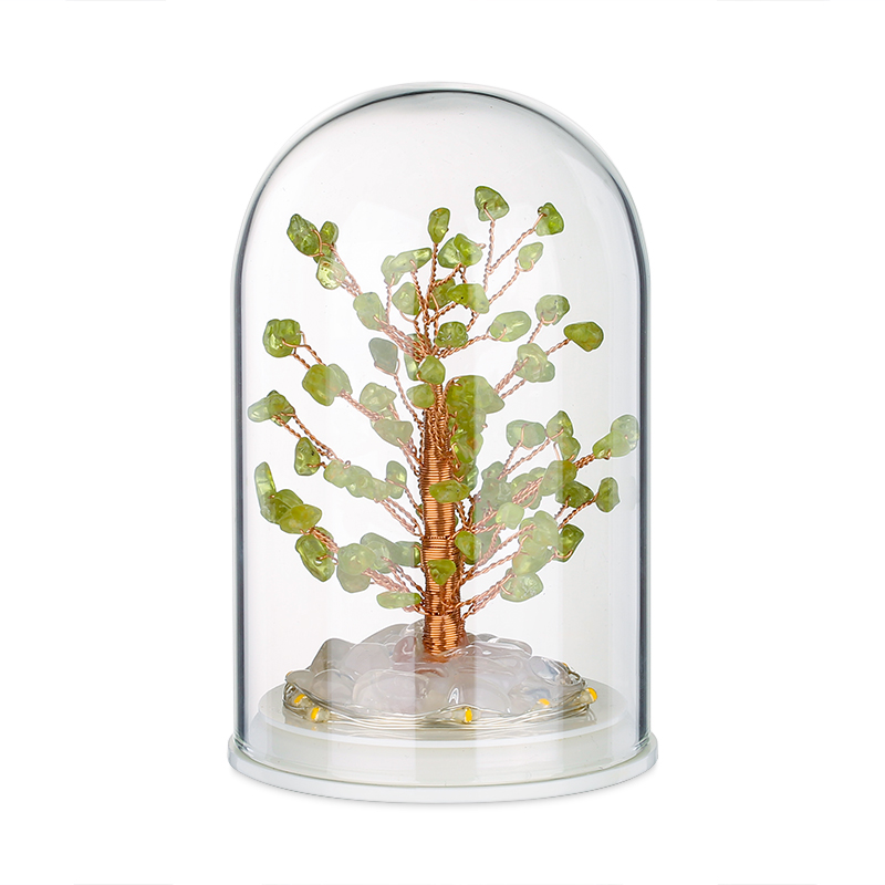 Home Decor Natural Stone Money Tree Copper Lucky Tree In Feng Shui 