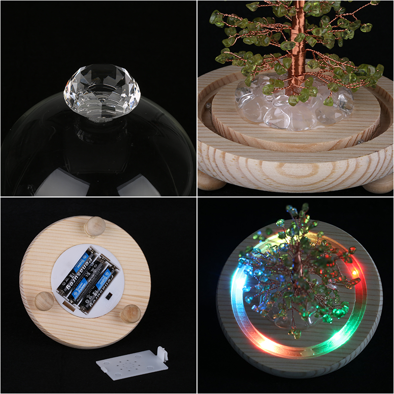 Aquamarine Stone Beadded Money Tree Home Decor FengShui Lucky Tree Aquamarine Stone Beadded Money Tree Home Decor FengShui Lucky Tree