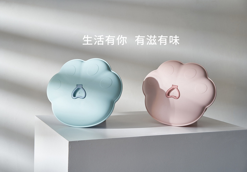 Small Kit Macaron Dried Fruit Tray Dried Fruit Box with Lid Candy Box Living Room Coffee Table Seed Box Snack Dish Candy Plate
