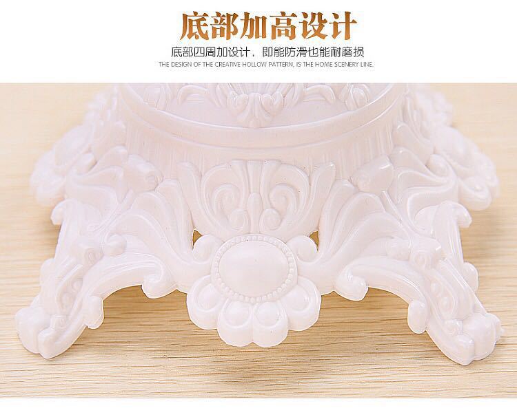 Plastic multi-layer fruit cake tray colored glaze afternoon tea lace skewer continental fruit tray cake stand