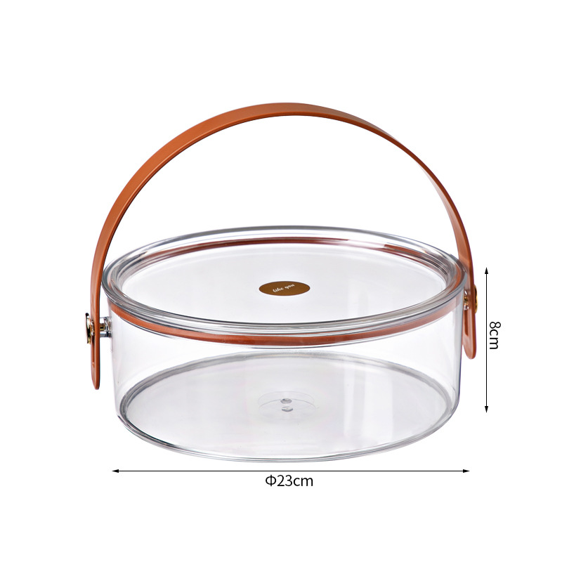 Light Luxury Fruit Plate Household 2021 New Household Living Room Coffee Table Candy Box Snack Box Sealed Dried Fruit Tray Storage Box