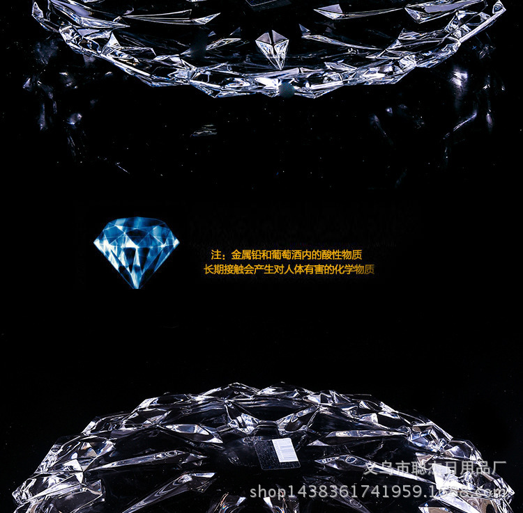 New Transparent Crystal Glass Fruit Plate Glass Fruit Dish Home Office Dried Fruit Tray Plate Dish