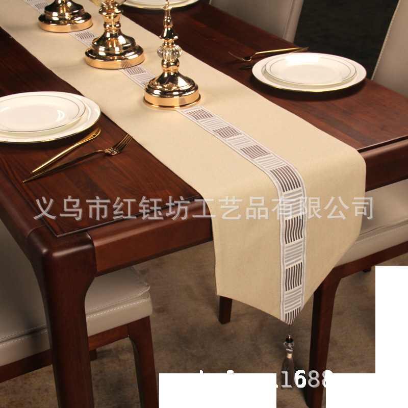 Modern new Chinese style Chinese style simple tea table flag bed flag can be flag