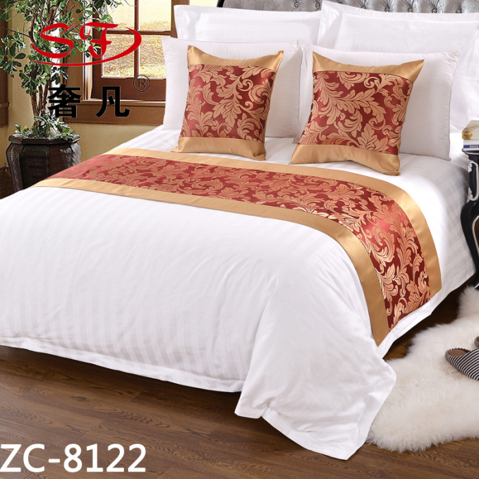 Zheng hao hotel supplies hotel bedding wholesale bed tail towel bed flag bed tail pillow pillow table flag Zheng hao hotel supplies hotel bedding wholesale bed tail towel bed flag bed tail pillow pillow table flag