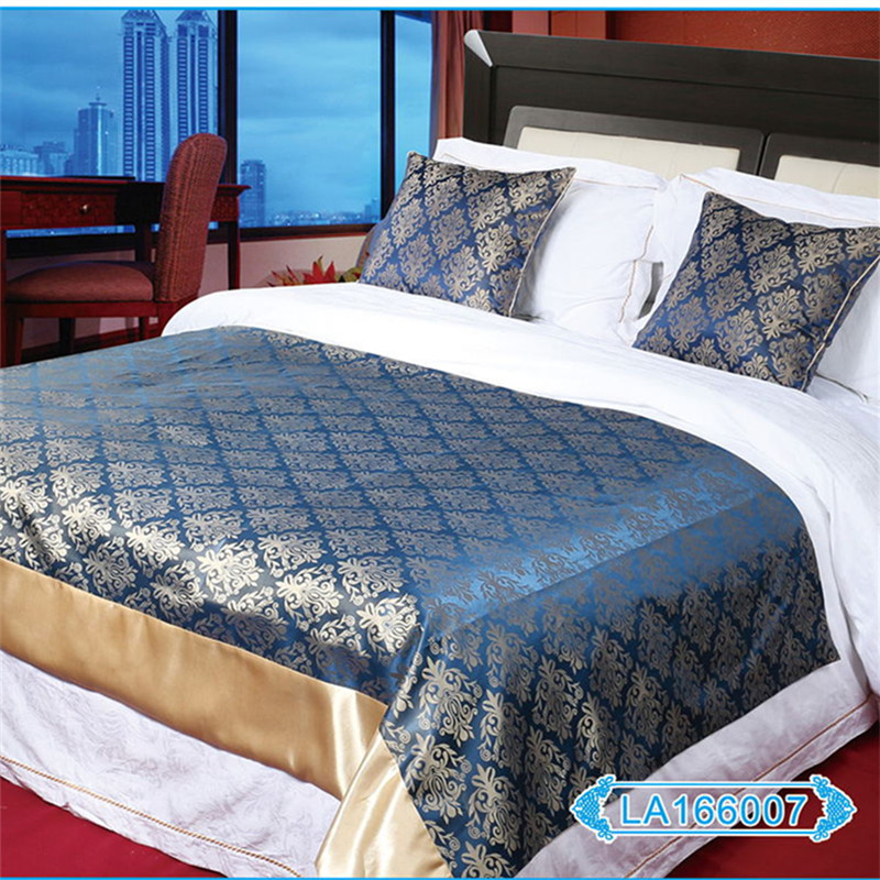 Chenglong hotel supplies guest room bedding supplies five - star hotel bed sheets cover bed flag