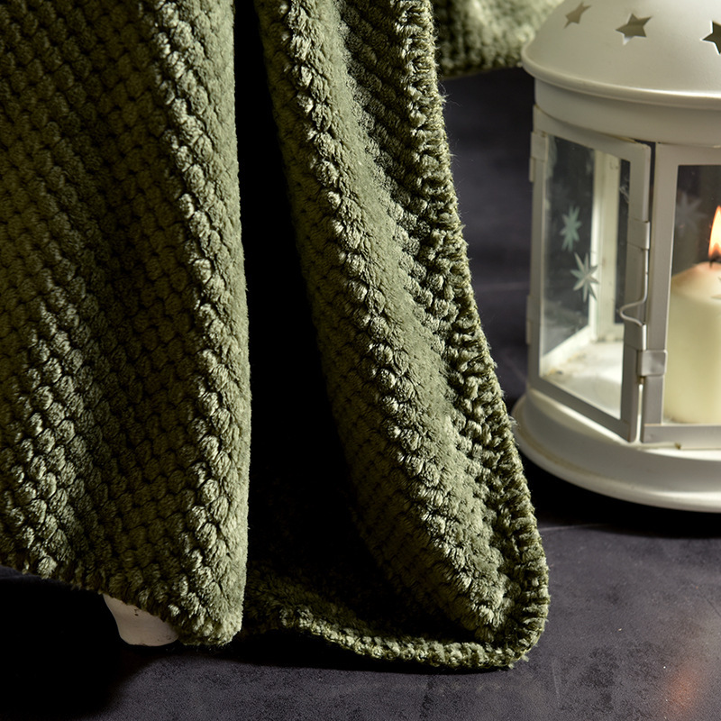 Knitted Tassel Nap Blanket Towel Blanket Sofa Towel Bed Blanket Bed Tail Flag Hotel Blanket Model Room Blanket