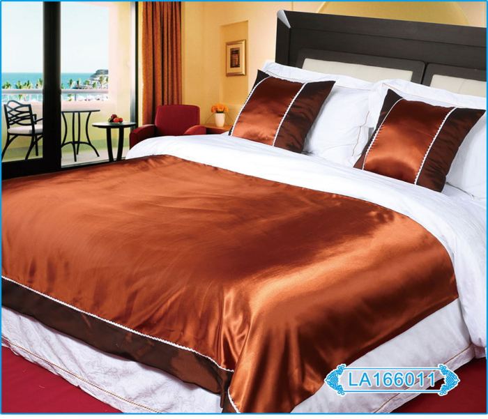 Luxury five-star hotel where the hotel supplies bed linen bed cover bed flag Luxury five-star hotel where the hotel supplies bed linen bed cover bed flag