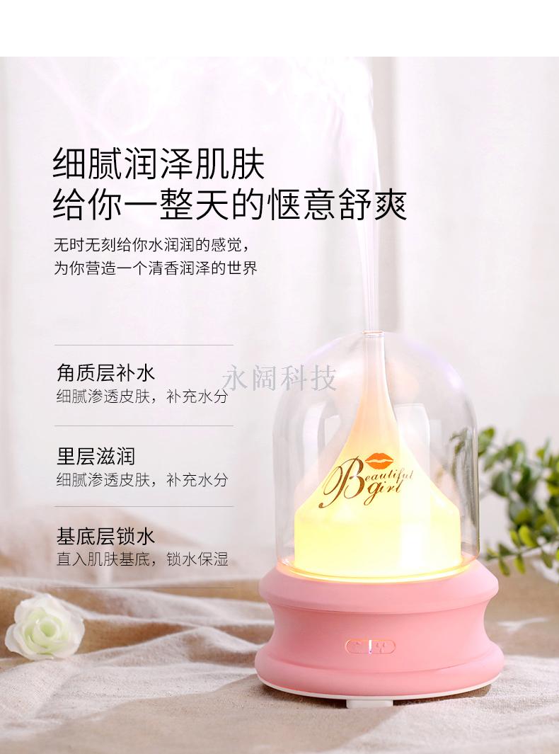 Creative gift aroma machine streamer bottle immortal flower aroma machine colorful night light mini aroma humidifier Creative gift aroma machine streamer bottle immortal flower aroma machine colorful night light mini aroma humidifier