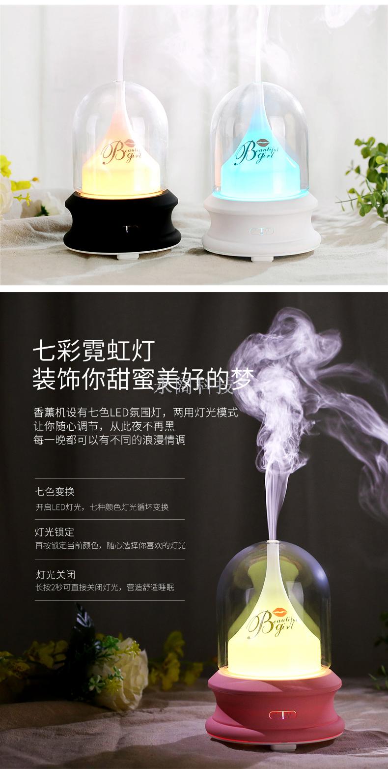 Creative gift aroma machine streamer bottle immortal flower aroma machine colorful night light mini aroma humidifier Creative gift aroma machine streamer bottle immortal flower aroma machine colorful night light mini aroma humidifier