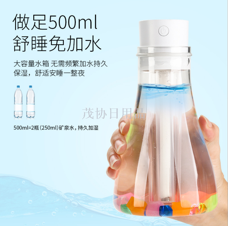 New wish bottle humidifier USB mini aroma humidifier home office ultrasonic cleaning