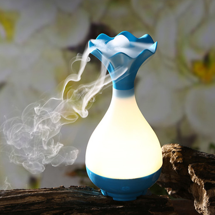 Creative vase humidifier yujing bottle aroma humidifier new USB night light humidifier