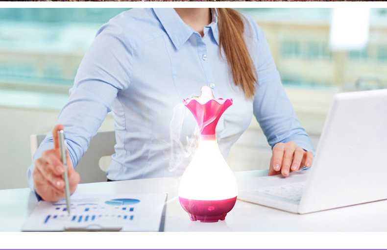Creative vase humidifier yujing bottle aroma humidifier new USB night light humidifier