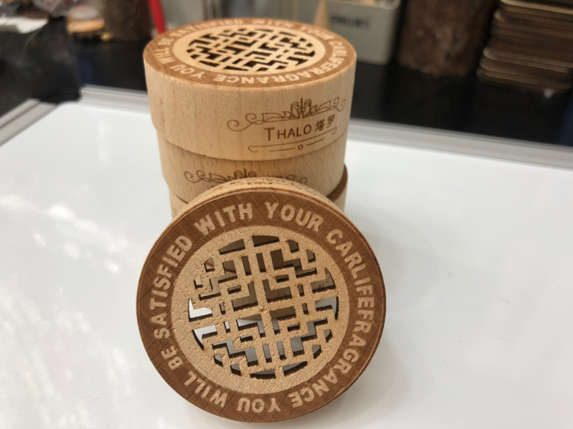 Perfume Bottle Wooden Lid Hollow Wooden Lid Ointment Wooden Lid Beech Perfume Cap Stereo Wooden Lid Car Aroma Cover