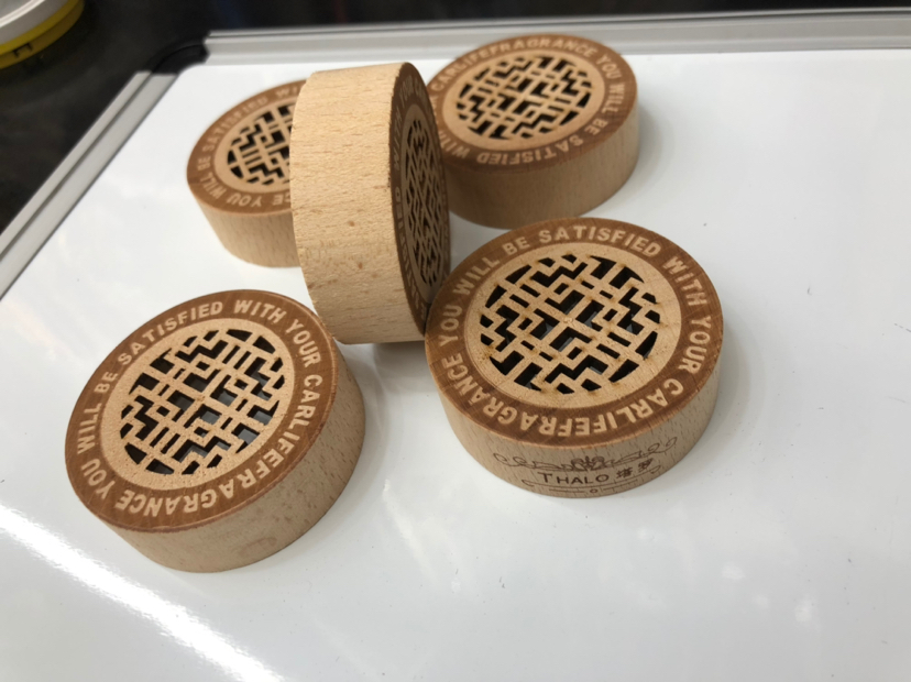 Perfume Bottle Wooden Lid Hollow Wooden Lid Ointment Wooden Lid Beech Perfume Cap Stereo Wooden Lid Car Aroma Cover