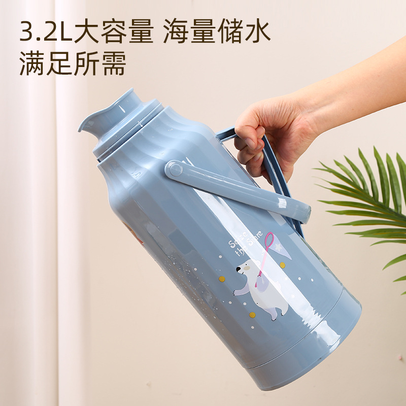 Kettle Student Dormitory Large Capacity Insulation Pot Household Thermal Pot Thermos Bottle Thermo Electric Kettle Glass Liner