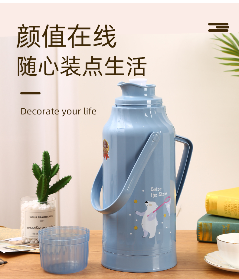 Kettle Student Dormitory Large Capacity Insulation Pot Household Thermal Pot Thermos Bottle Thermo Electric Kettle Glass Liner