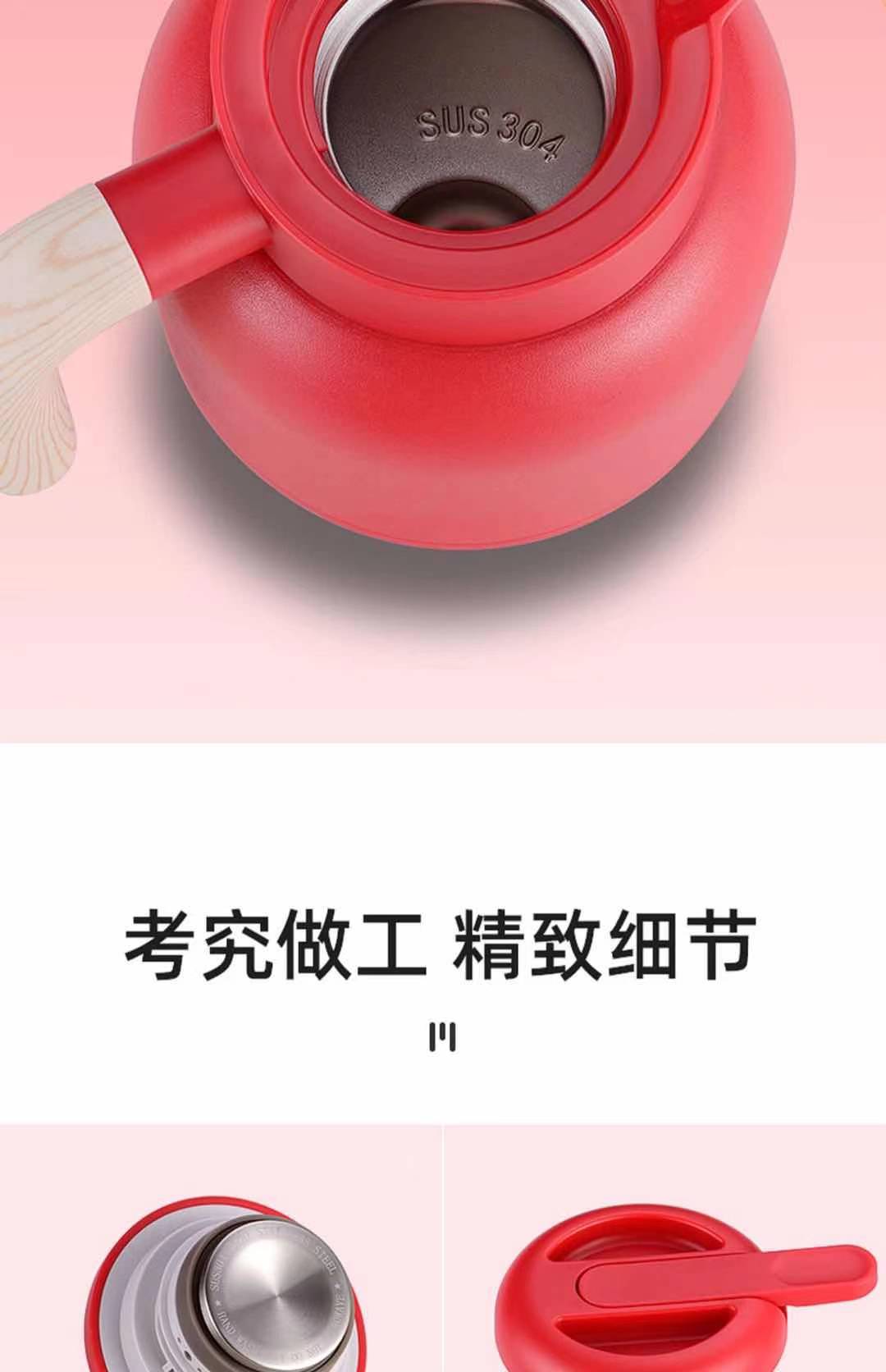 Zehui 304 Stainless Steel Heat Preservation Pot Household Large Capacity Heat Preservation Bottle Thermos Bottle Thermo Pot Boiling Water Lettering