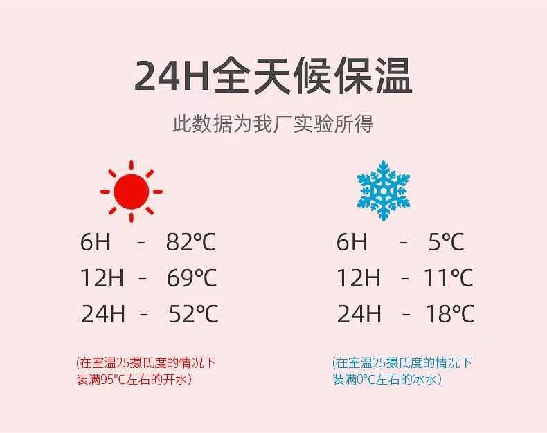 Zehui 304 Stainless Steel Heat Preservation Pot Household Large Capacity Heat Preservation Bottle Thermos Bottle Thermo Pot Boiling Water Lettering