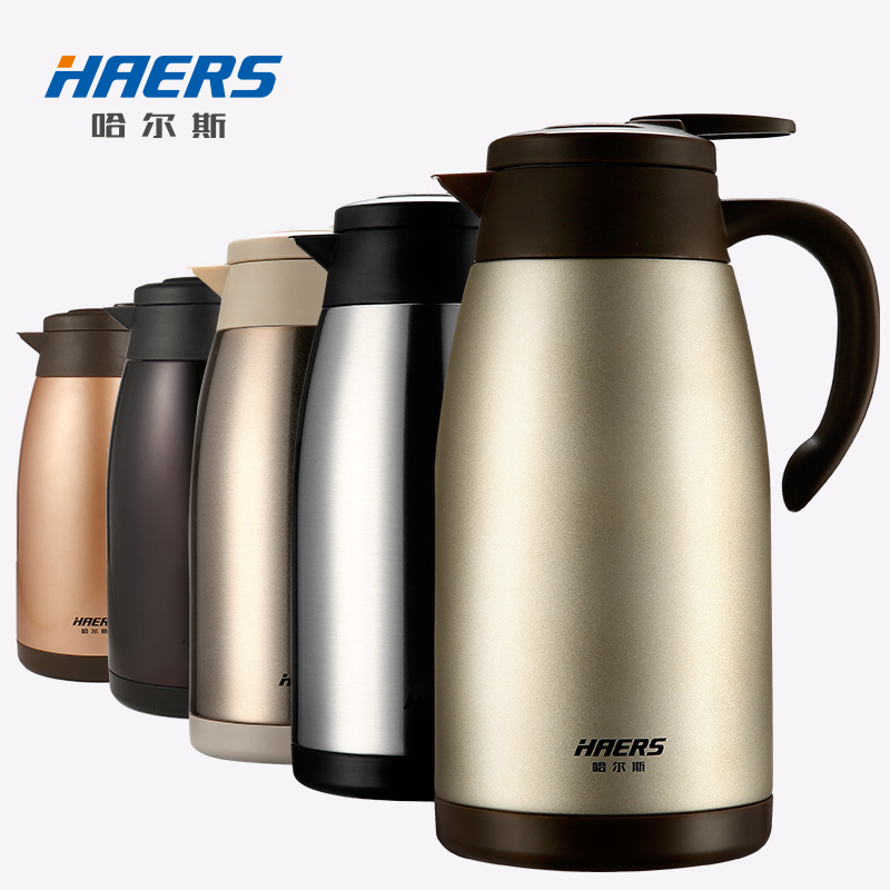 Hals Thermal Pot Household Heat Preservation Cup 304 Stainless Steel Water Cup Pot Large Capacity Thermos Bottle Thermo 2L