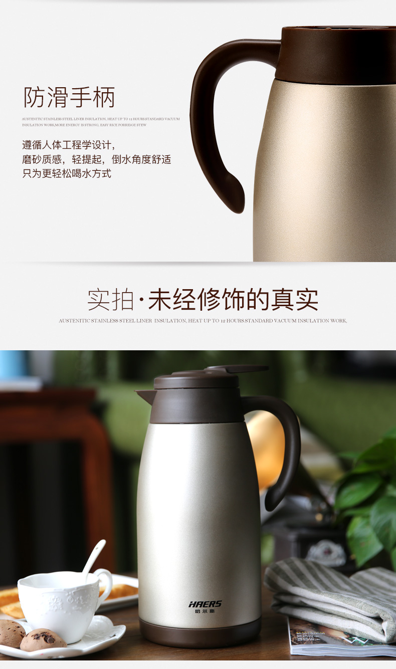 Hals Thermal Pot Household Heat Preservation Cup 304 Stainless Steel Water Cup Pot Large Capacity Thermos Bottle Thermo 2L Hals Thermal Pot Household Heat Preservation Cup 304 Stainless Steel Water Cup Pot Large Capacity Thermos Bottle Thermo 2L