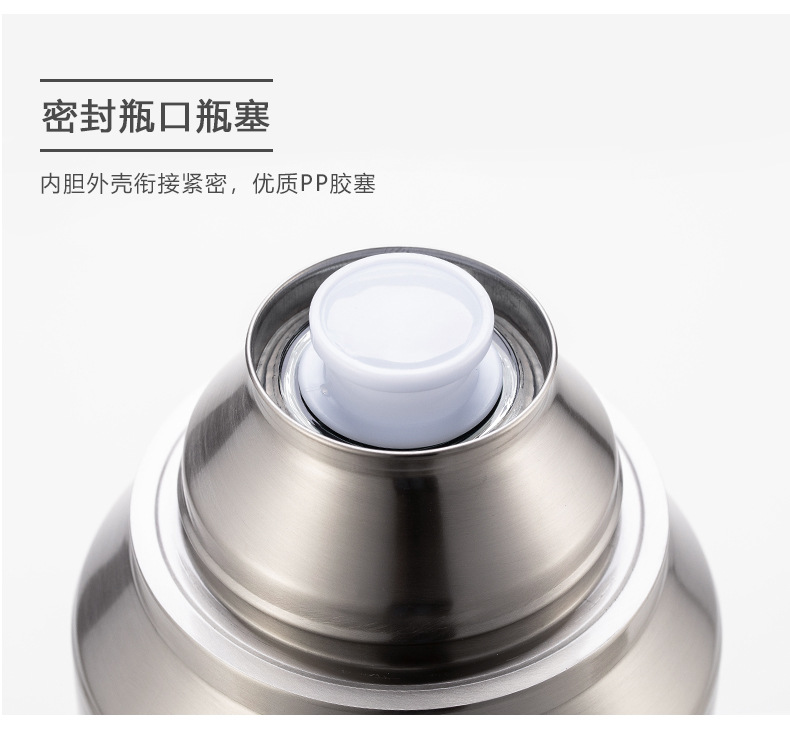Thickened Stainless Steel Shell Kettle Heat and Cold Insulation Thermo Thermos Bottle Double-Layer Glass Liner for Student Dormitory Thickened Stainless Steel Shell Kettle Heat and Cold Insulation Thermo Thermos Bottle Double-Layer Glass Liner for Student Dormitory