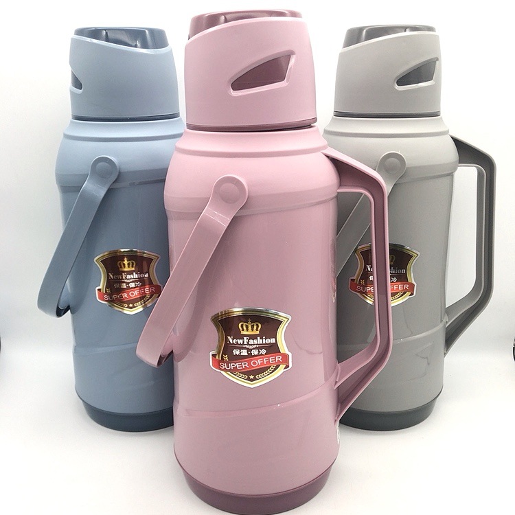 Plastic Thermos Bottle Thickened 3.2 Liters Large Capacity Student Hotel Thermo Hotel Kettle Household Tea Water Bottle