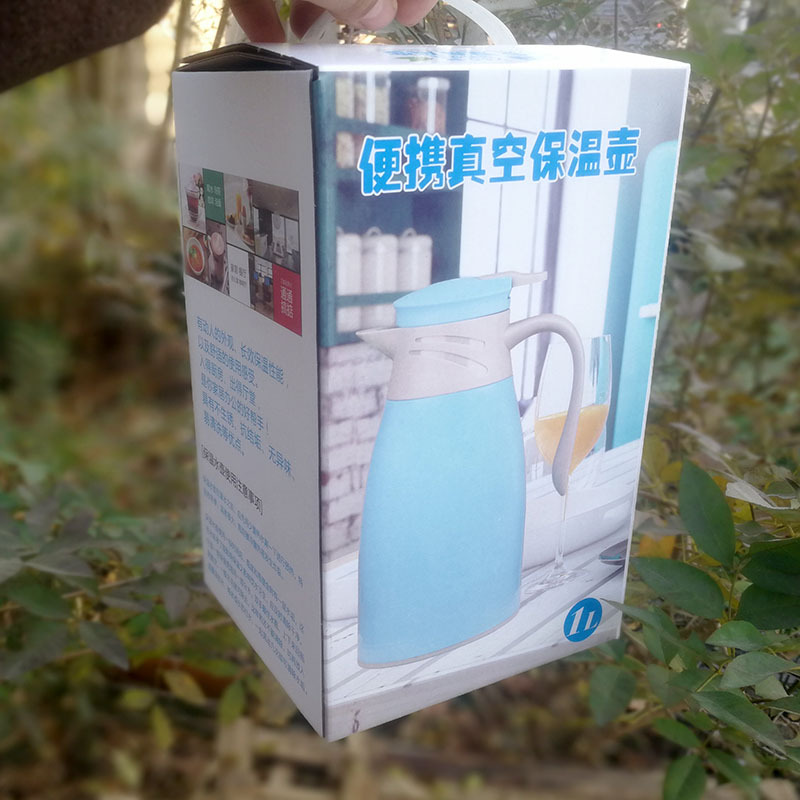 New European-Style Vacuum Bottle y Thermal Carafe Home Travel 1L Thermo Gift Box Special Offer Packing