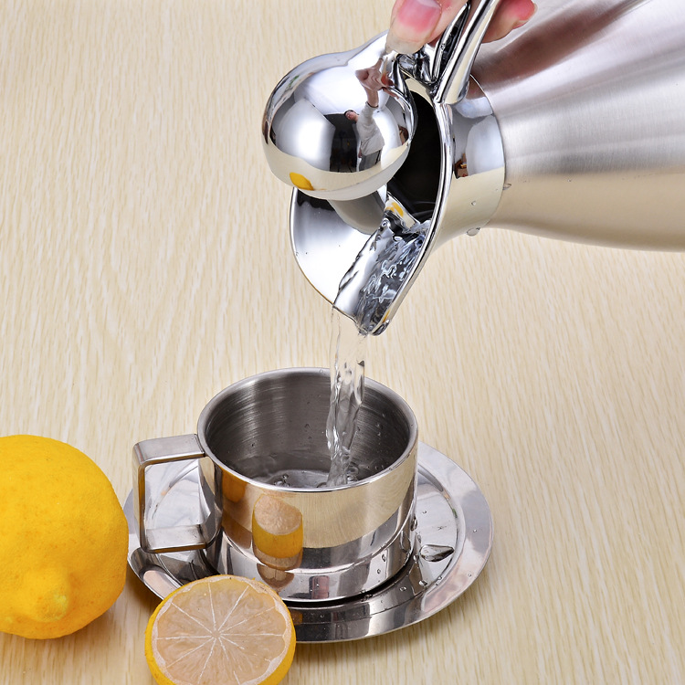 Stainless steel thermo-thermos vacuum two-layer coffeepot home hotel european-style cold and hot water bottle gift.