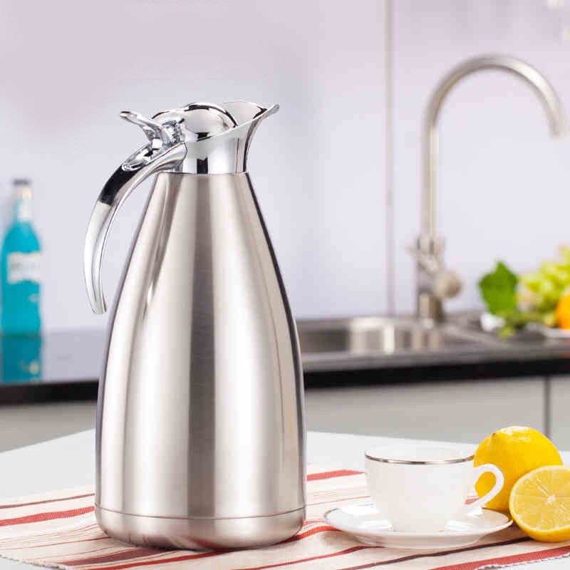 Stainless steel thermo-thermos vacuum two-layer coffeepot home hotel european-style cold and hot water bottle gift. Stainless steel thermo-thermos vacuum two-layer coffeepot home hotel european-style cold and hot water bottle gift.