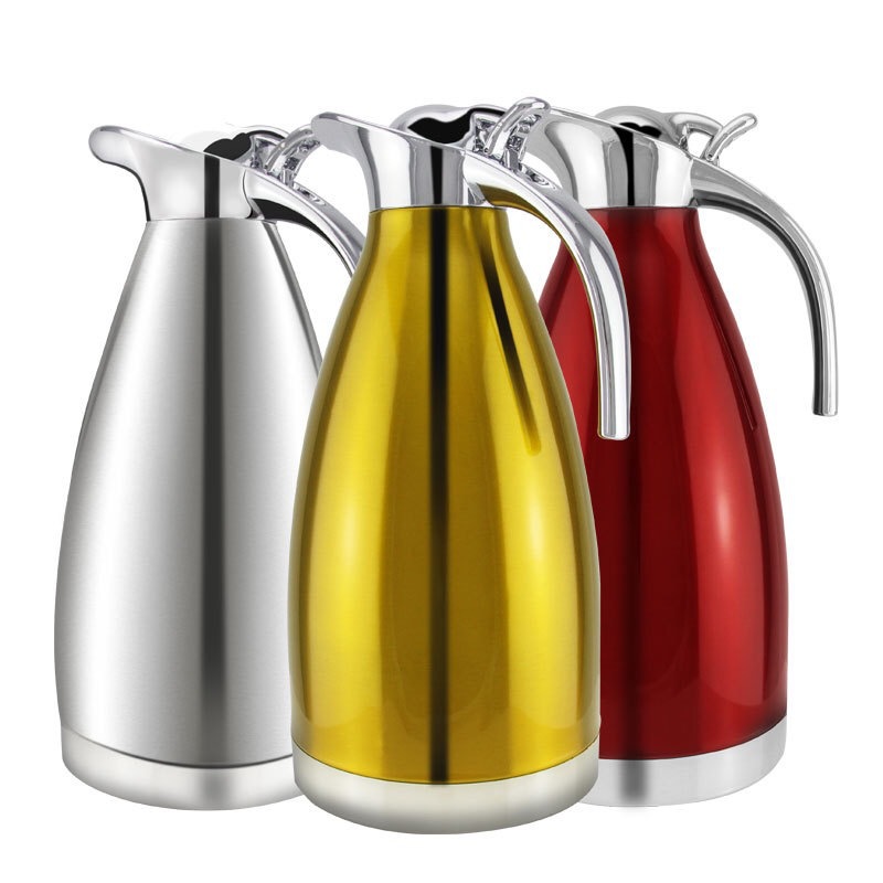 Stainless steel thermo-thermos vacuum two-layer coffeepot home hotel european-style cold and hot water bottle gift. Stainless steel thermo-thermos vacuum two-layer coffeepot home hotel european-style cold and hot water bottle gift.