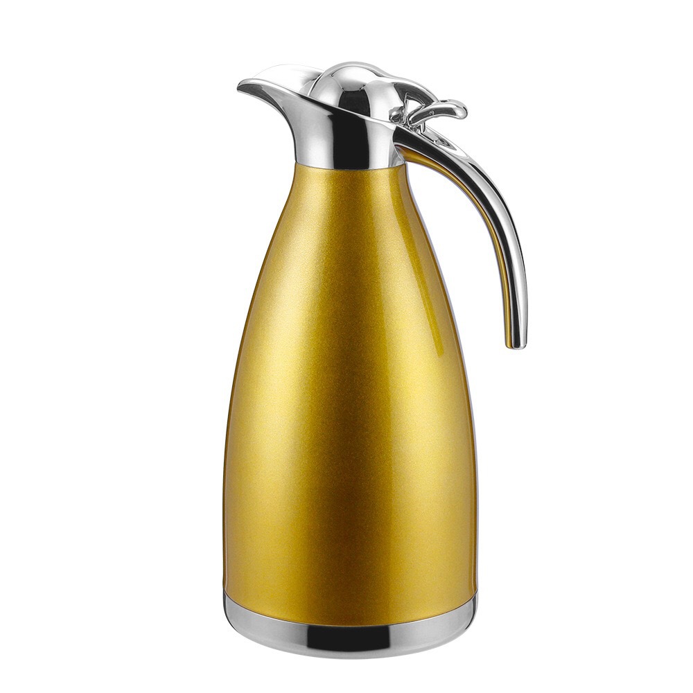 Stainless steel thermo-thermos vacuum two-layer coffeepot home hotel european-style cold and hot water bottle gift. Stainless steel thermo-thermos vacuum two-layer coffeepot home hotel european-style cold and hot water bottle gift.