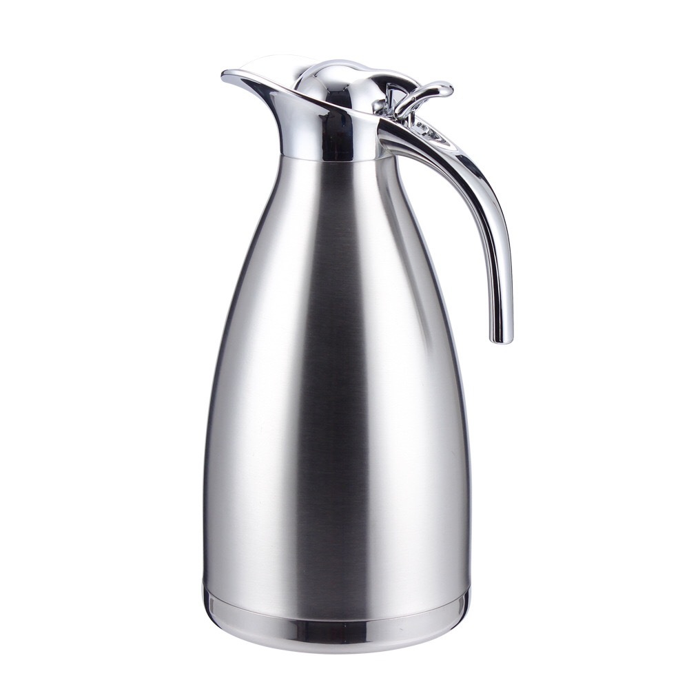 Stainless steel thermo-thermos vacuum two-layer coffeepot home hotel european-style cold and hot water bottle gift. Stainless steel thermo-thermos vacuum two-layer coffeepot home hotel european-style cold and hot water bottle gift.
