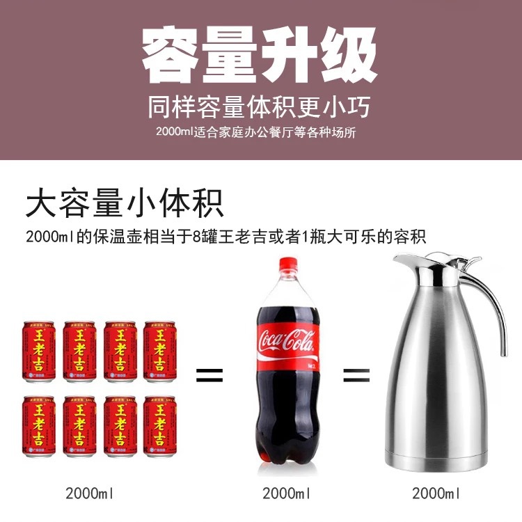 Stainless steel thermo-thermos vacuum two-layer coffeepot home hotel european-style cold and hot water bottle gift. Stainless steel thermo-thermos vacuum two-layer coffeepot home hotel european-style cold and hot water bottle gift.